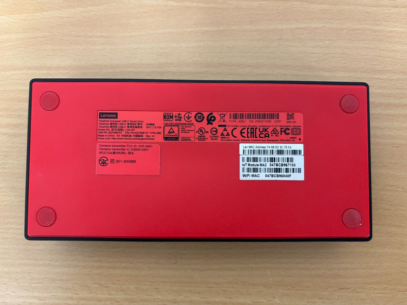 Lenovo ThinkPad USB-C Smart Dock Dockingstation LDA- KP 40B21