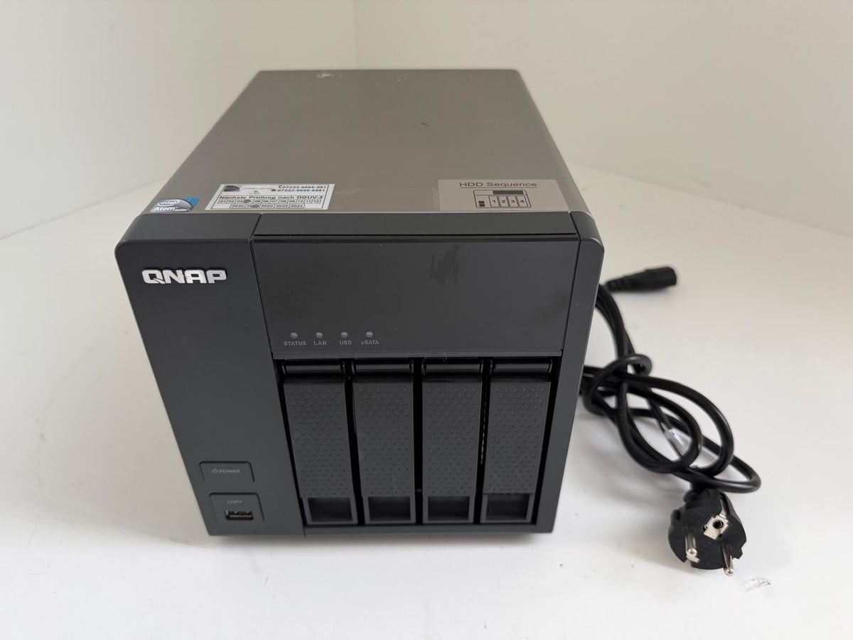 QNAP TS-469L 4-Bay Rack NAS 2 * Lan  3x4TB WD RED NAS Mwst #QN30