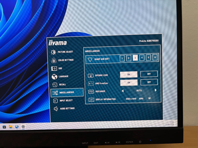 iiyama ProLite XUB2792QSU 27 Zoll IPS Monitor Schwarz HDMI DP DVI0