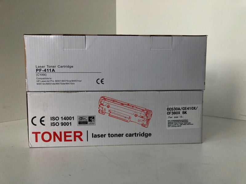 Toner  für HP LaserJet CF380x black  PF 411A Cyan M451nw M451dn0