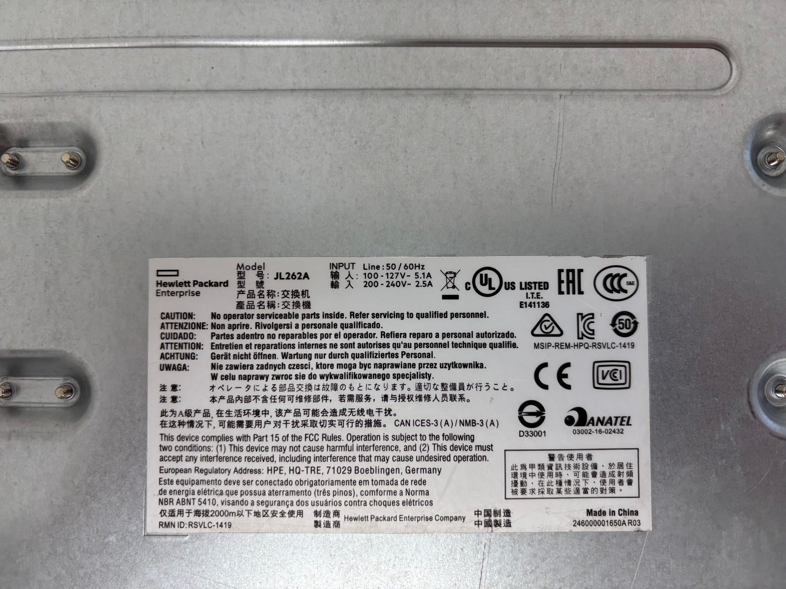 Aruba HP JL262A 2930F Switch 48 Ports5