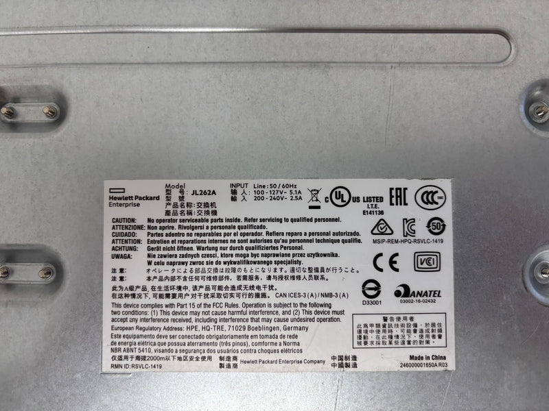 Aruba HP JL262A 2930F Switch 48 Ports5