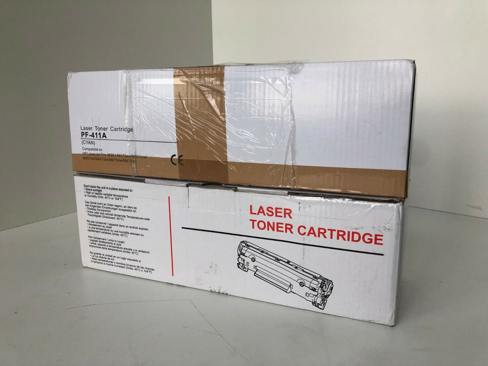 Toner  für HP LaserJet CF380x black  PF 411A Cyan M451nw M451dn1