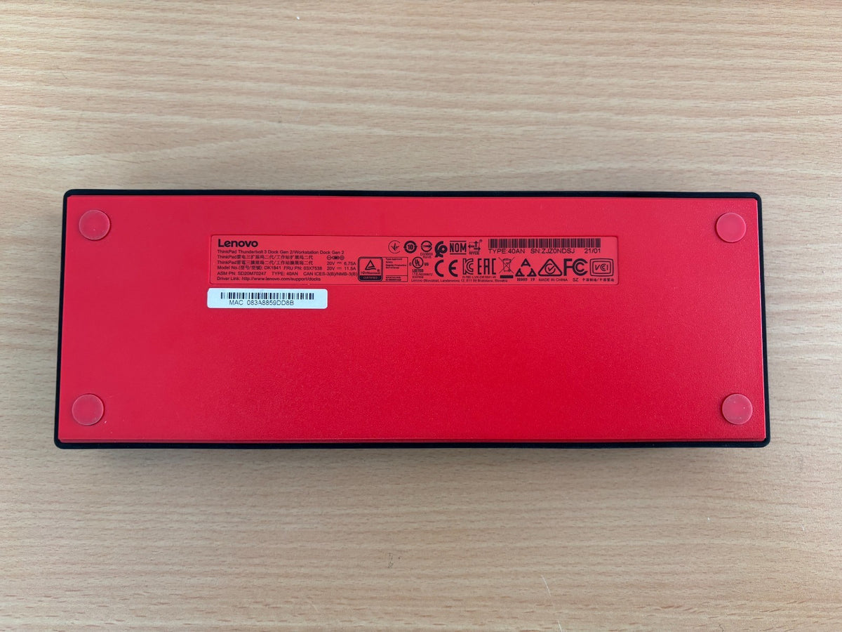 Lenovo ThinkPad Thunderbolt 3Dock Gen 2 Workstation 40AN DK 1841  135 W Netzteil3