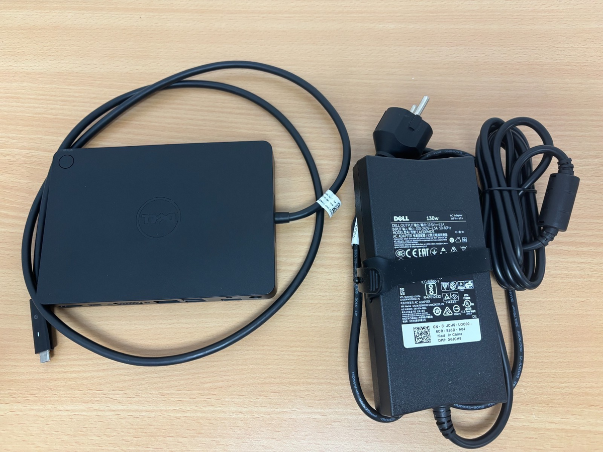 Dell WD15  K17A  Docking Station USB-C  HMDI schwarz + 130W Netzteil0