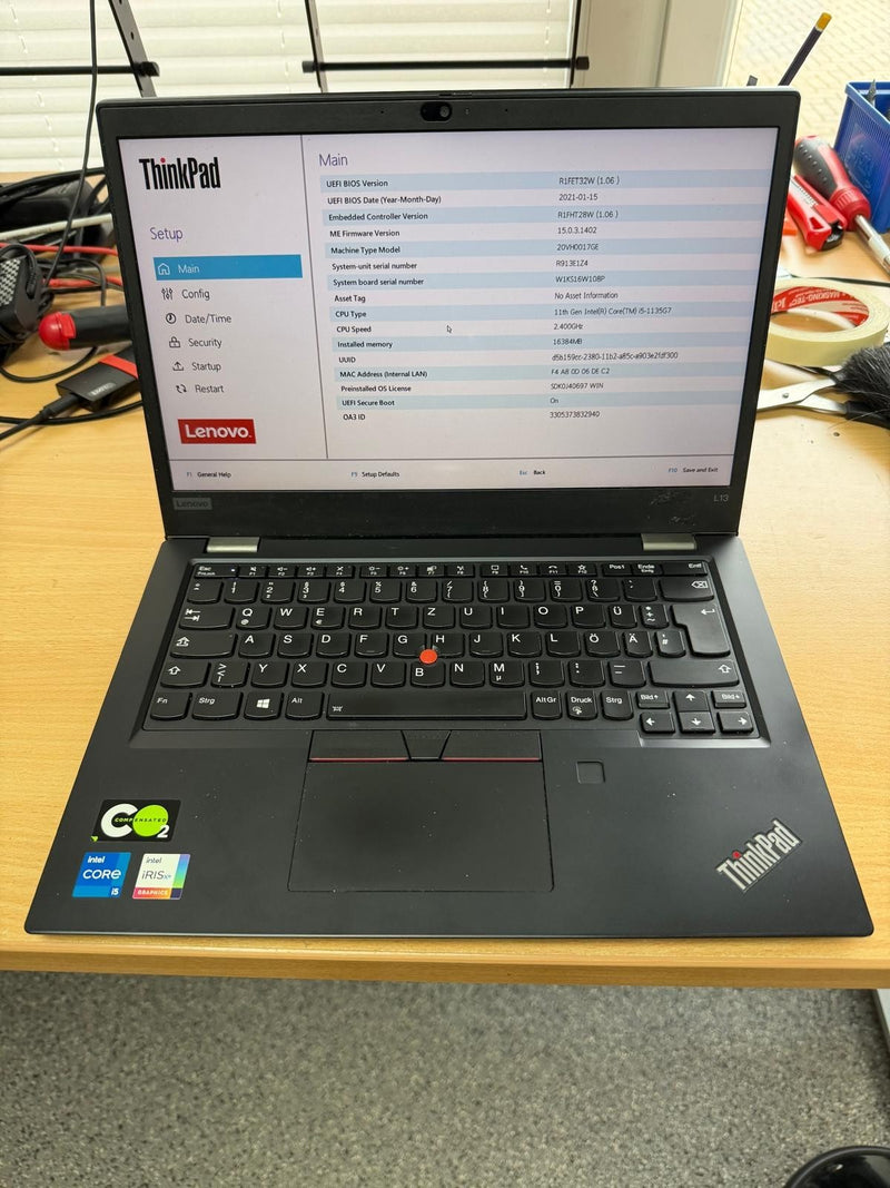 Lenovo ThinkPad L13 Gen 2 i5 1135G7 16GB FHD Backlit FP Cam #L2G0