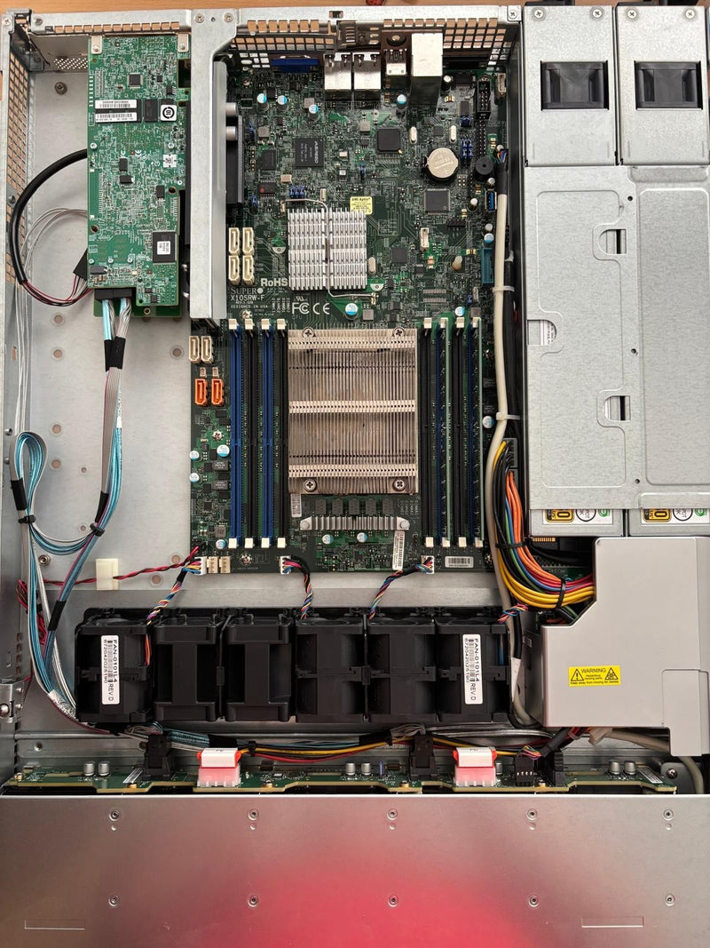 Supermicro X10SRW-V E5-1620 V4 32GB MEGA Raid 10 *SSF 1,2 TB SSD / HDD EXOS #SM35