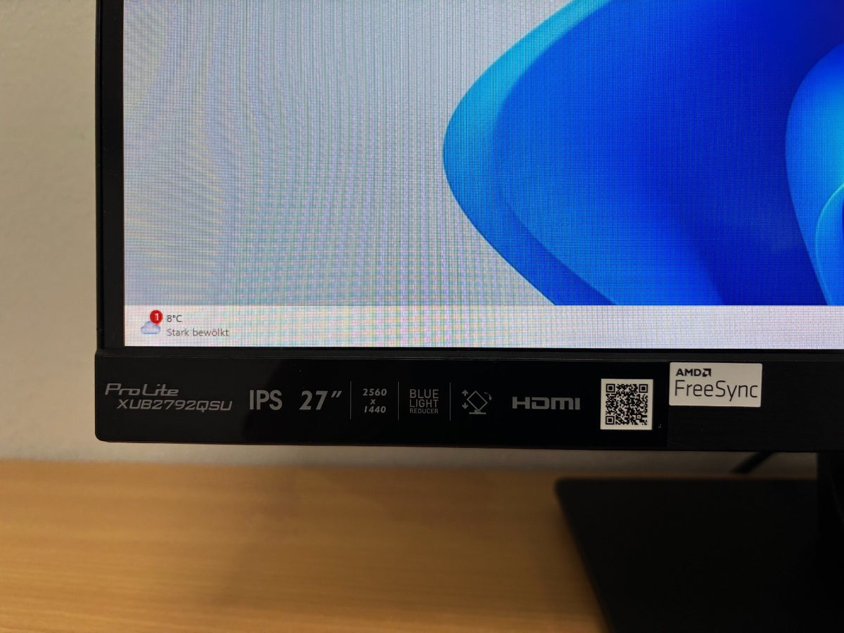 iiyama ProLite XUB2792QSU 27 Zoll IPS Monitor Schwarz HDMI DP DVI1