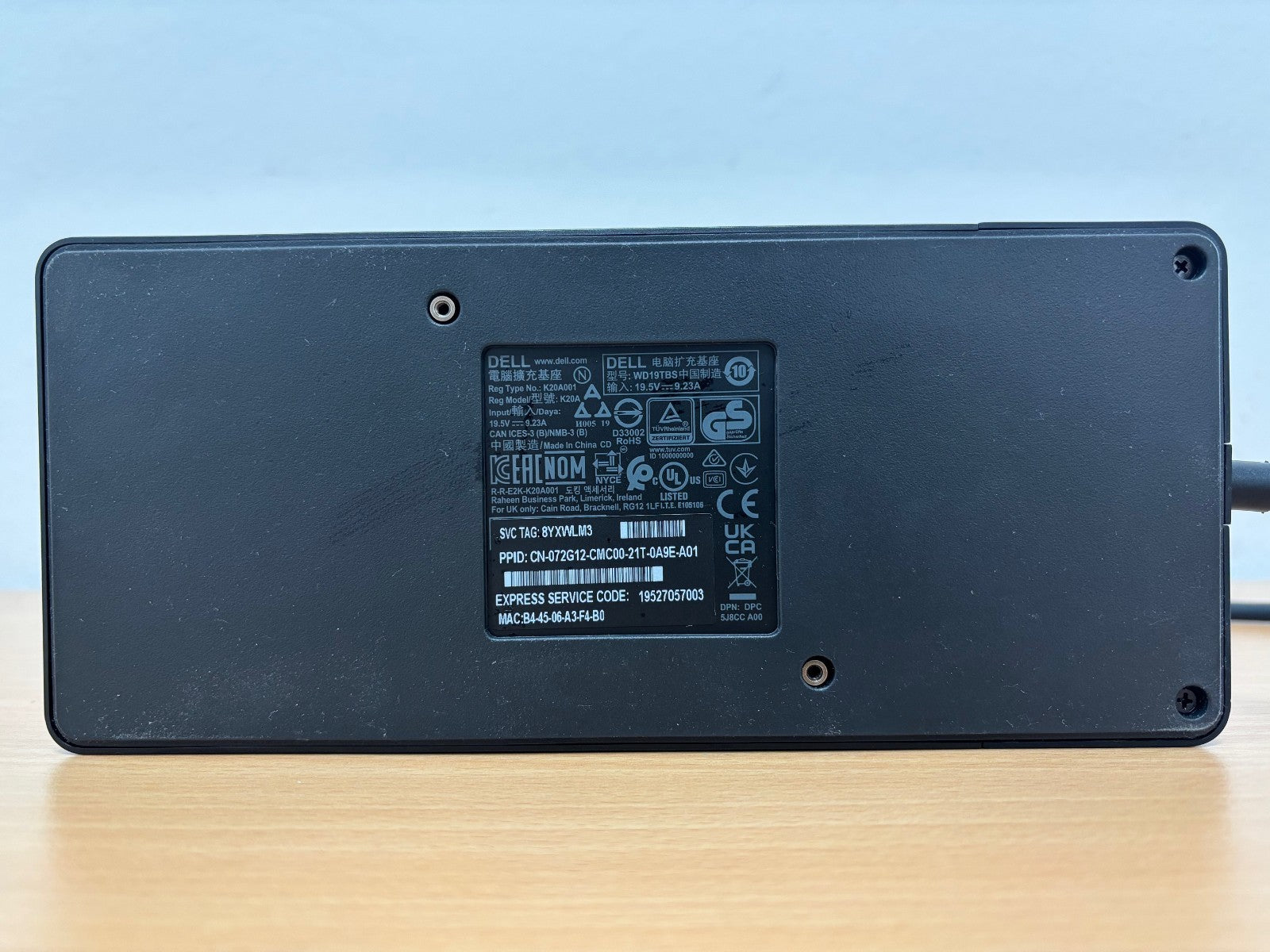 Dell WD19TBS 180W Docking Station USB-C DP HMDI schwarz2