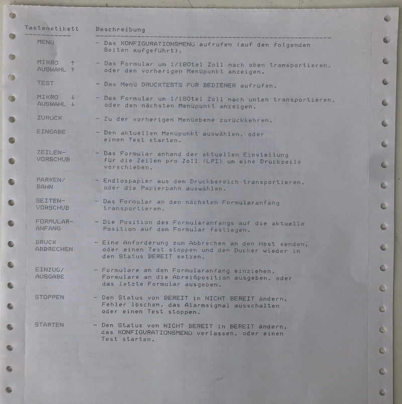 InfoPrint Solutions 4247-Z03 Großformat Drucker Nadeldrucker Ethernet 8