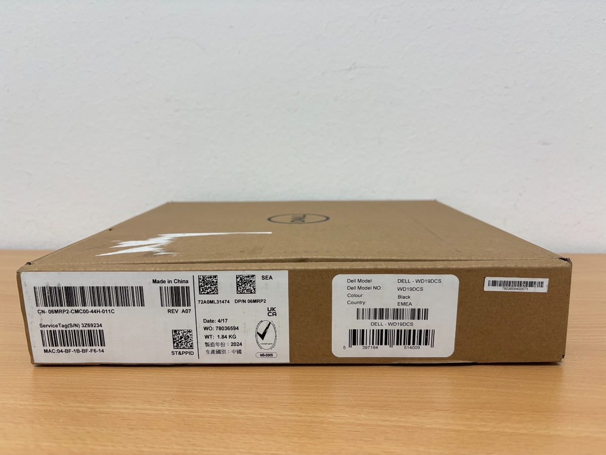 Dell Dock WD19DCS mit 240 Watt Netzteil 2x USB-C, 3x USB-A  2x DP  HDMI LAN1