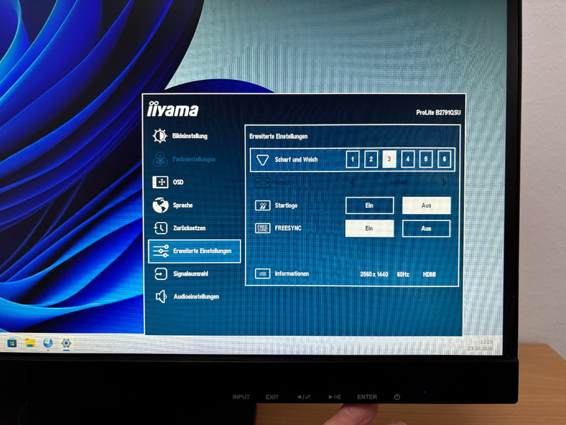 iiyama ProLite B2791QSU 2560x1440 60Hz DVI DP HDMI USB1