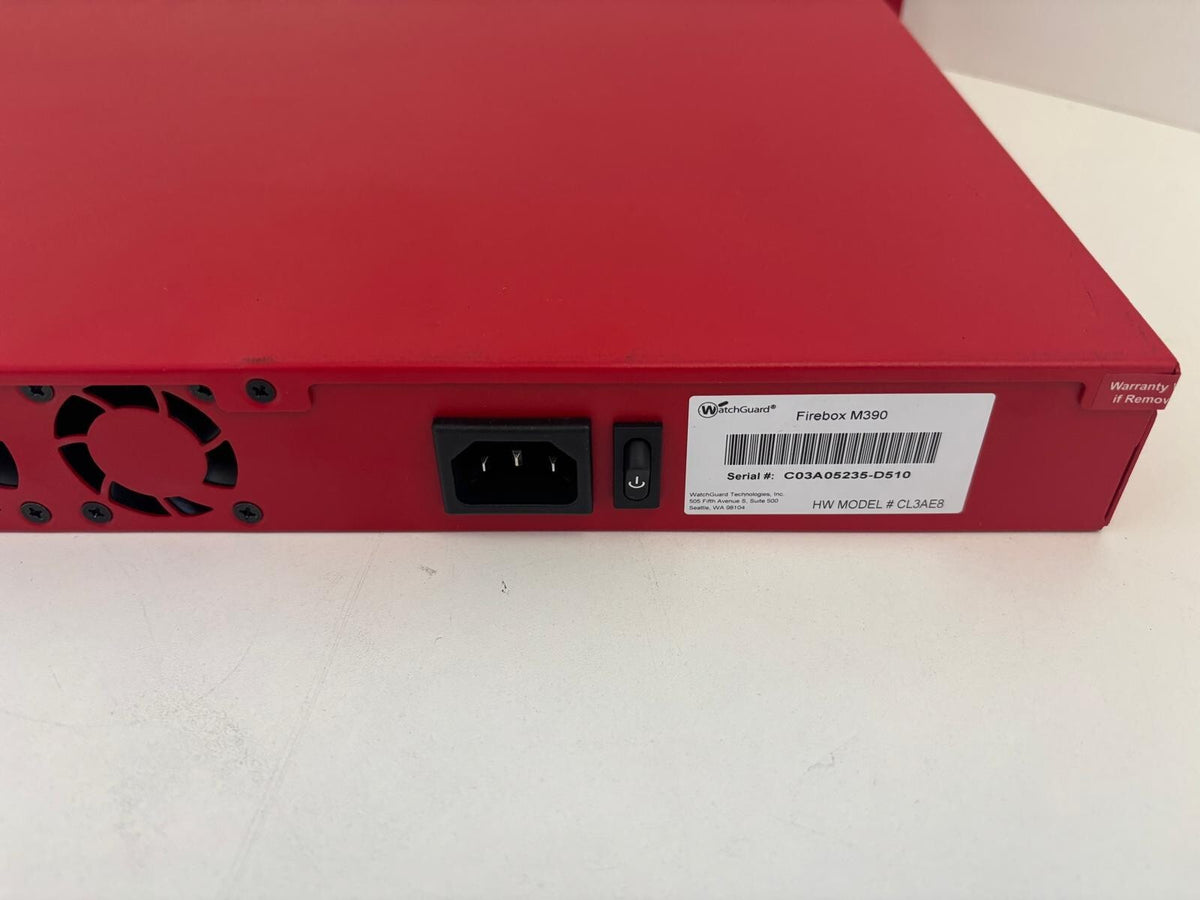 WatchGuard Firebox M390 19" Hardware Firewall VPN #WG24