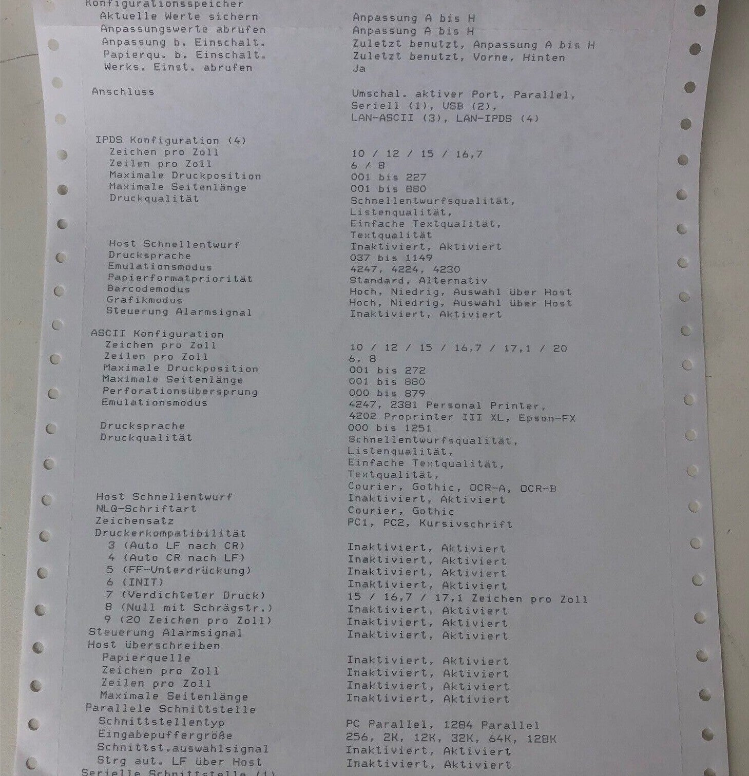 InfoPrint Solutions 4247-Z03 Großformat Drucker Nadeldrucker Ethernet 6