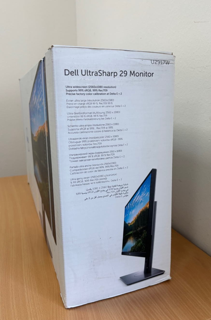 Dell Monitor U2917W 29 Zoll Full HD DisplayPort HDMI in OVP1